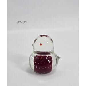 Vintage MCM Norcrest Handblown Glass Bird Paperweight